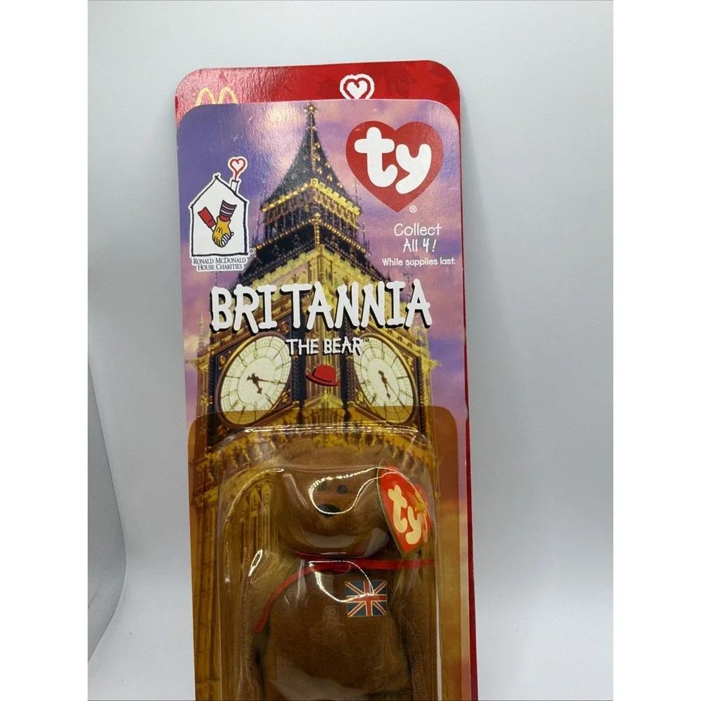 TY BEANIE BABIES MCDONALD'S INTERNATIONAL BEARS SET OF 4 RARE COLLECTABLE‎
